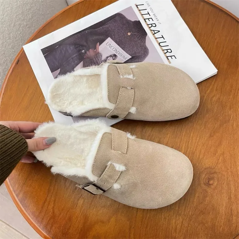 Women'S Shoes Clogs - Comfortable Fur Classic Clogs for Women
