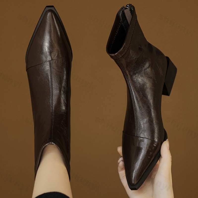 Women Pointed Short Boots 2025 - Sock Boot Women review and price