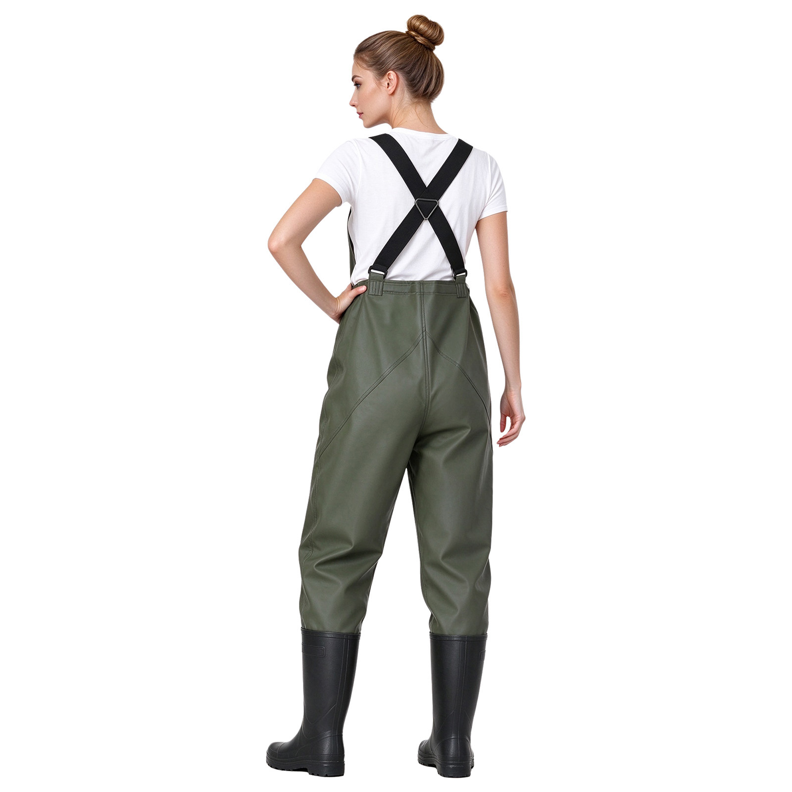 Women Half-body PVC Waders Pan - Women Shoes Xxl review and price
