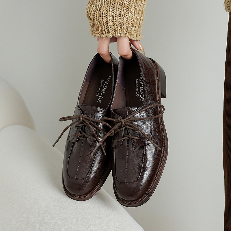 LIHUAMAO Cow Leather Women's S - Oxford Lace Up Women review and price